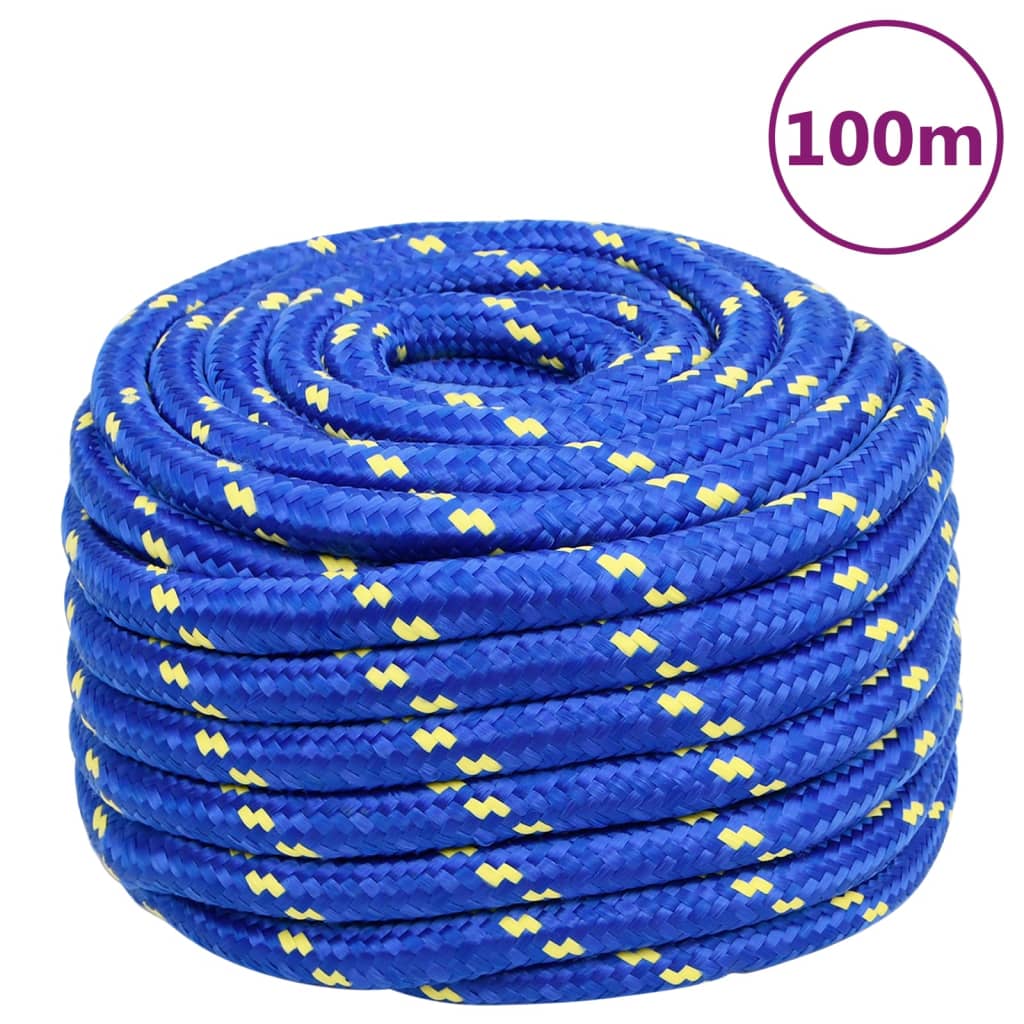 Brodski konop plavi 20 mm 100 m od polipropilena