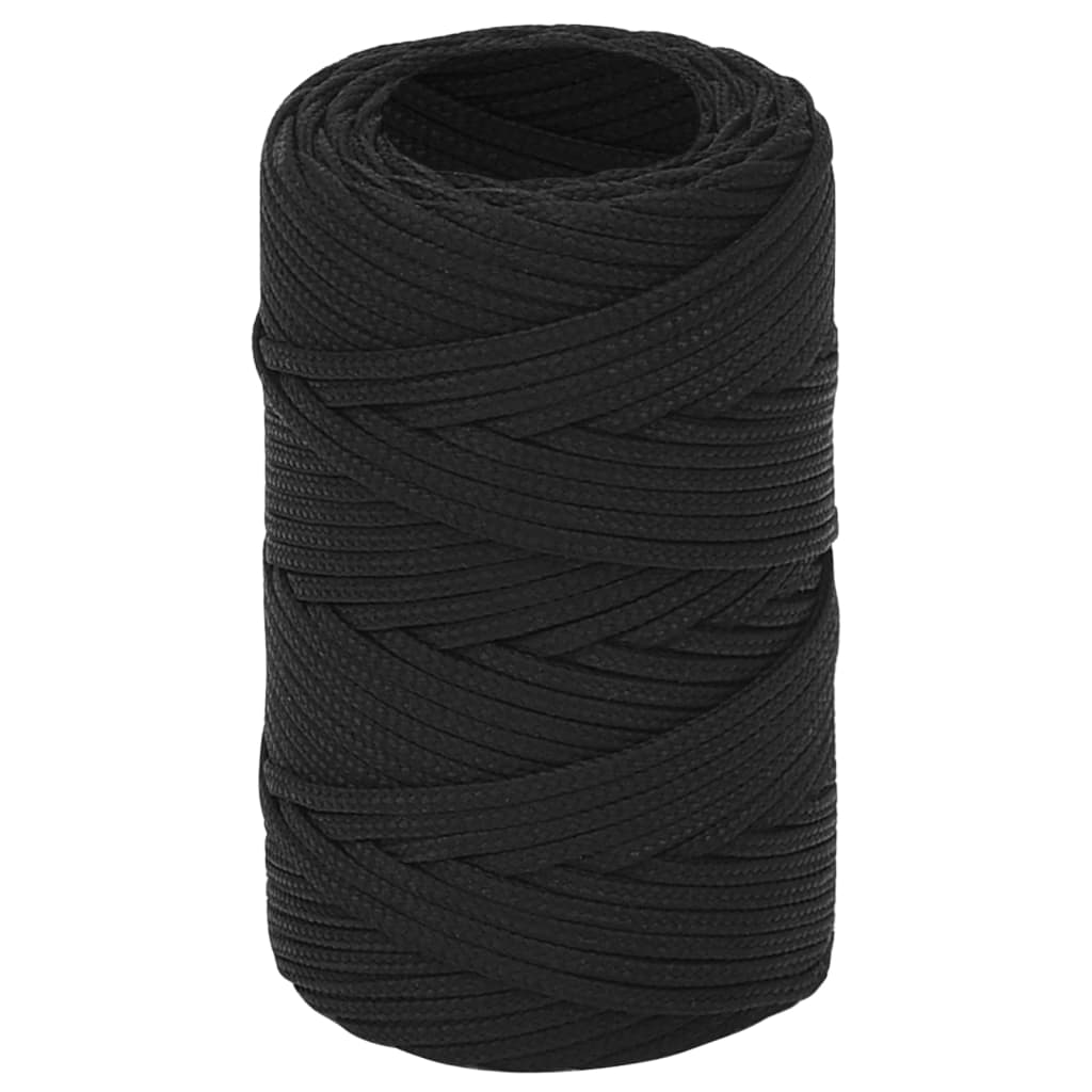 Brodski konop tamnocrni 2 mm 50 m od polipropilena