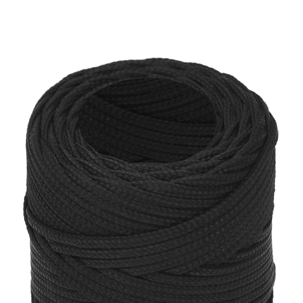 Brodski konop tamnocrni 2 mm 250 m od polipropilena