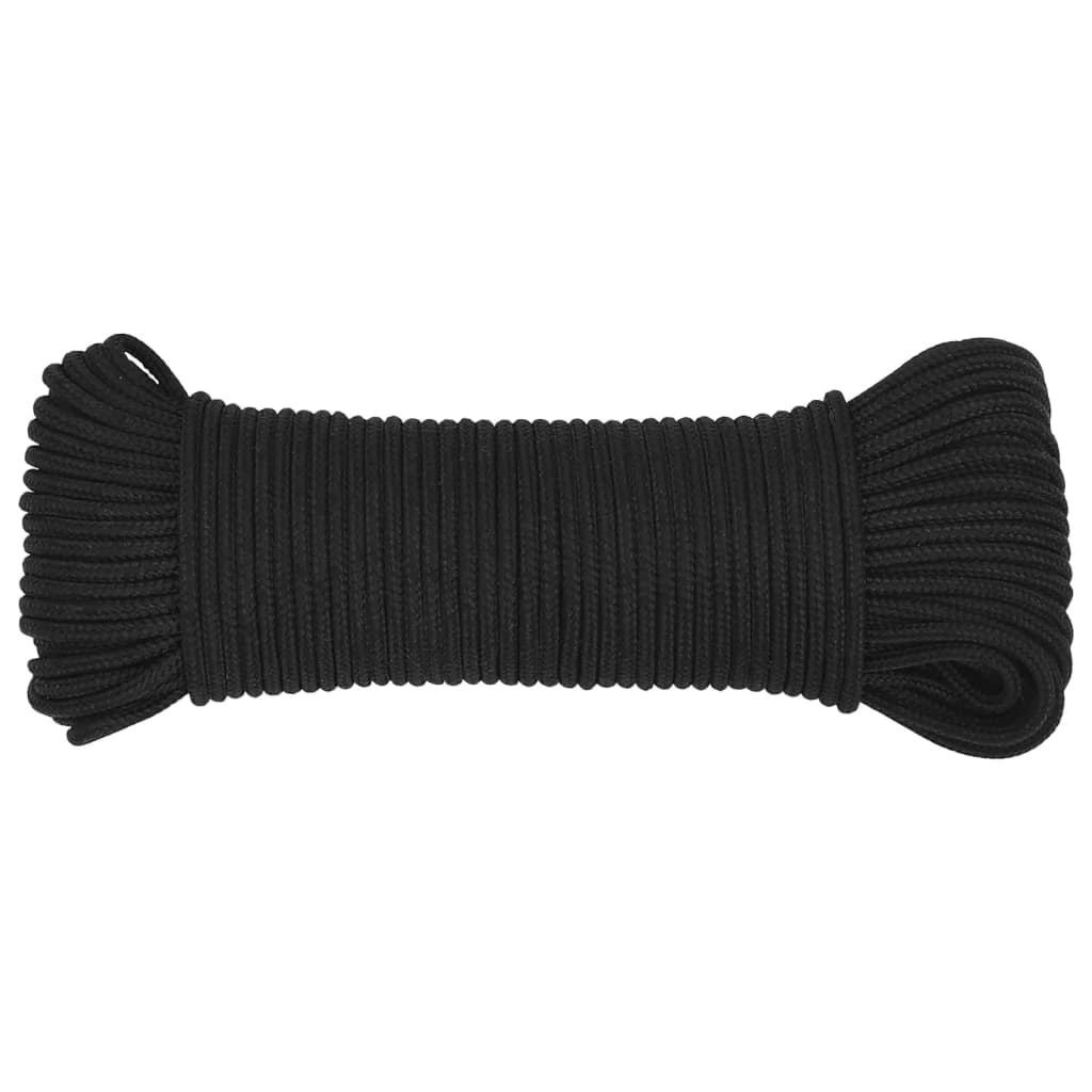 Brodski konop tamnocrni 3 mm 100 m od polipropilena