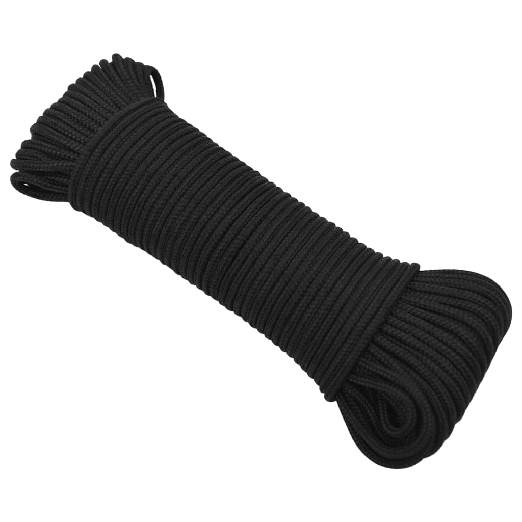 Brodski konop tamnocrni 3 mm 250 m od polipropilena