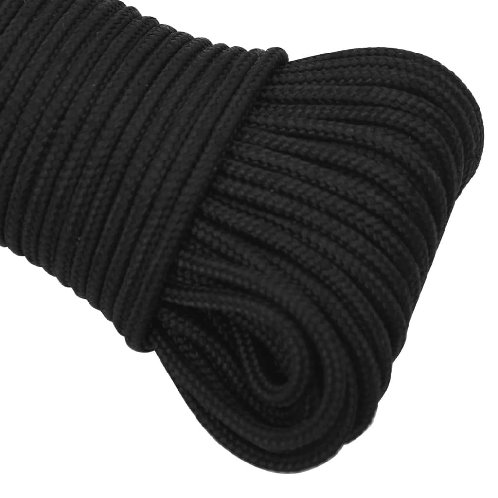 Brodski konop tamnocrni 4 mm 500 m od polipropilena