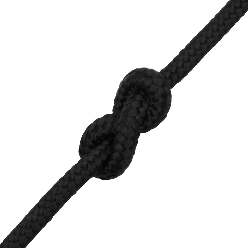 Brodski konop tamnocrni 6 mm 250 m od polipropilena