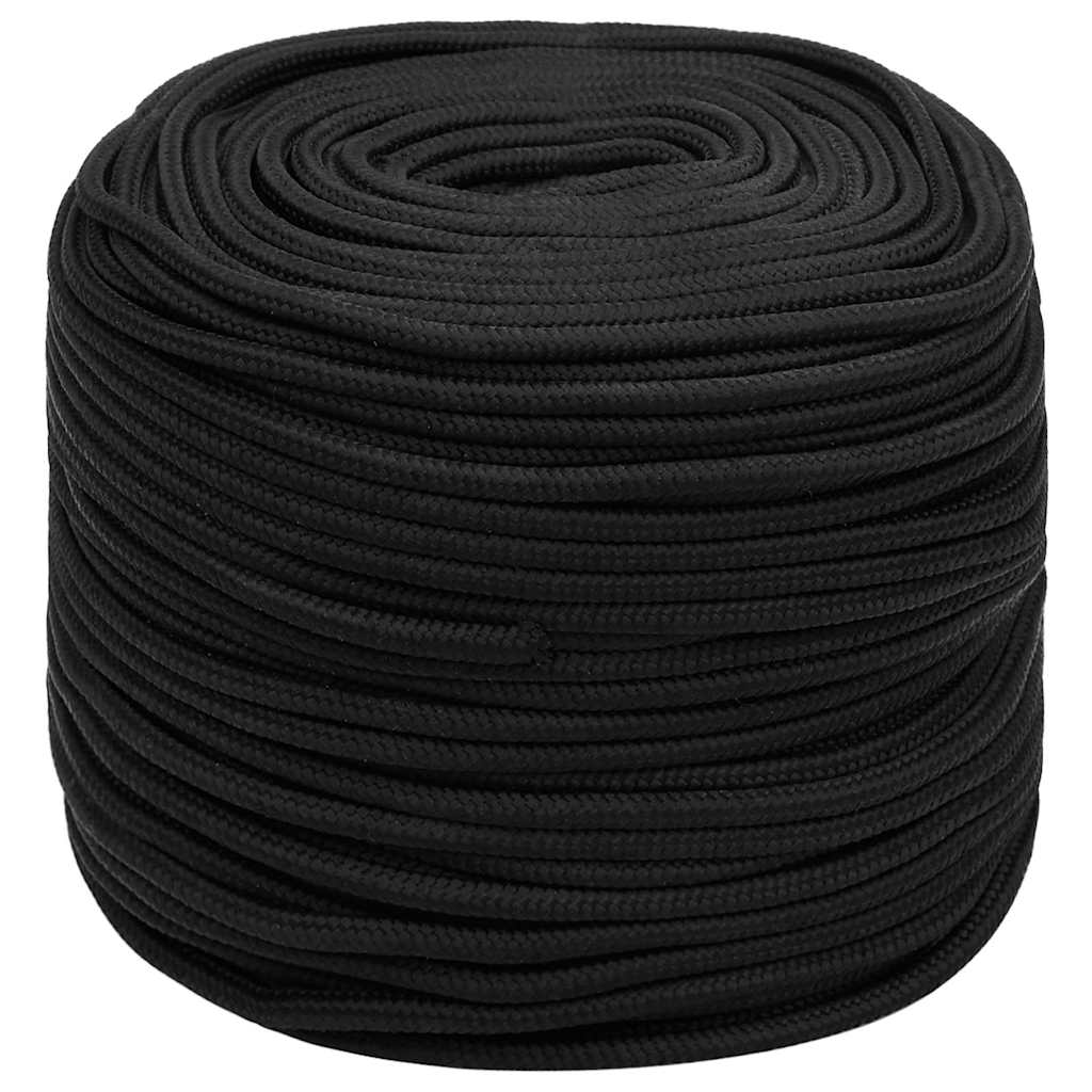 Brodski konop tamnocrni 8 mm 250 m od polipropilena