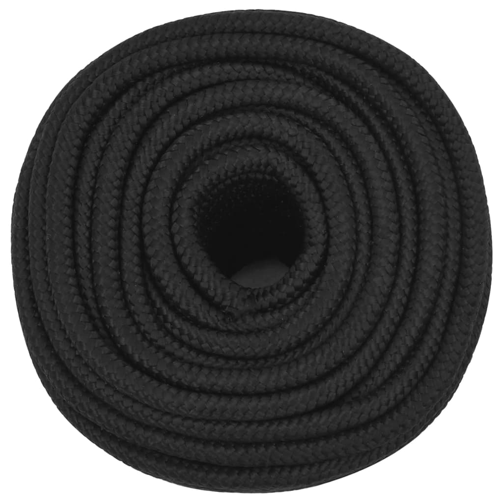 Brodski konop tamnocrni 12 mm 250 m od polipropilena