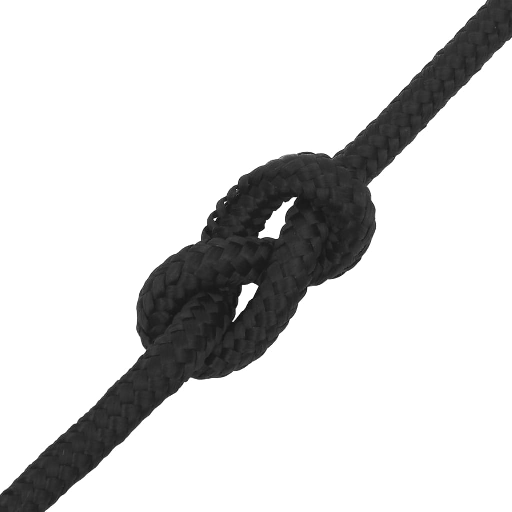 Brodski konop tamnocrni 14 mm 100 m od polipropilena