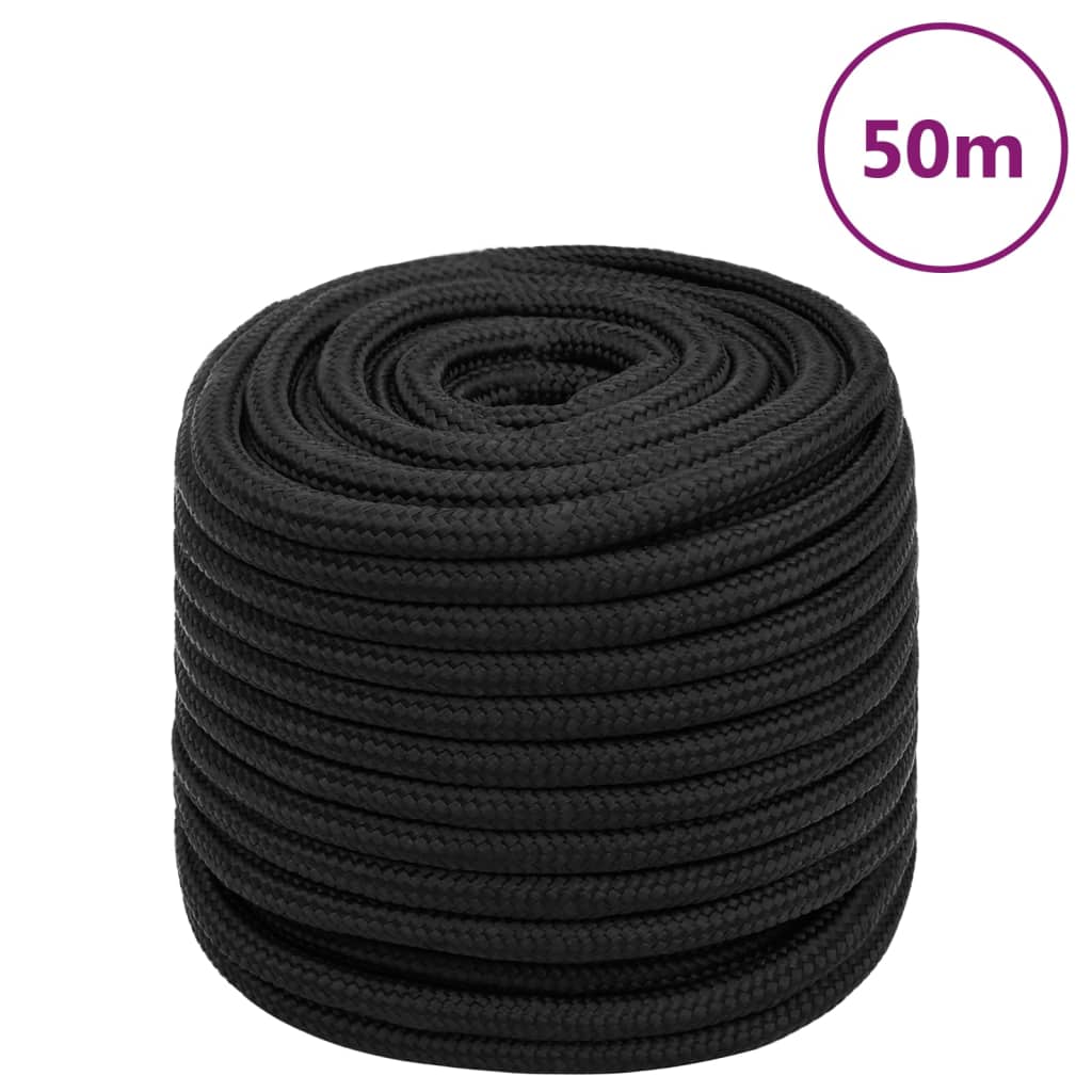 Brodski konop tamnocrni 16 mm 50 m od polipropilena