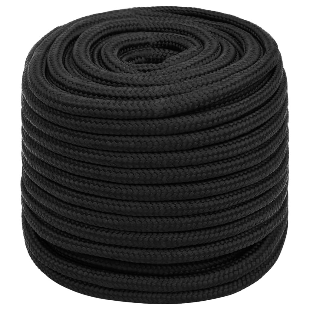 Brodski konop tamnocrni 16 mm 100 m od polipropilena