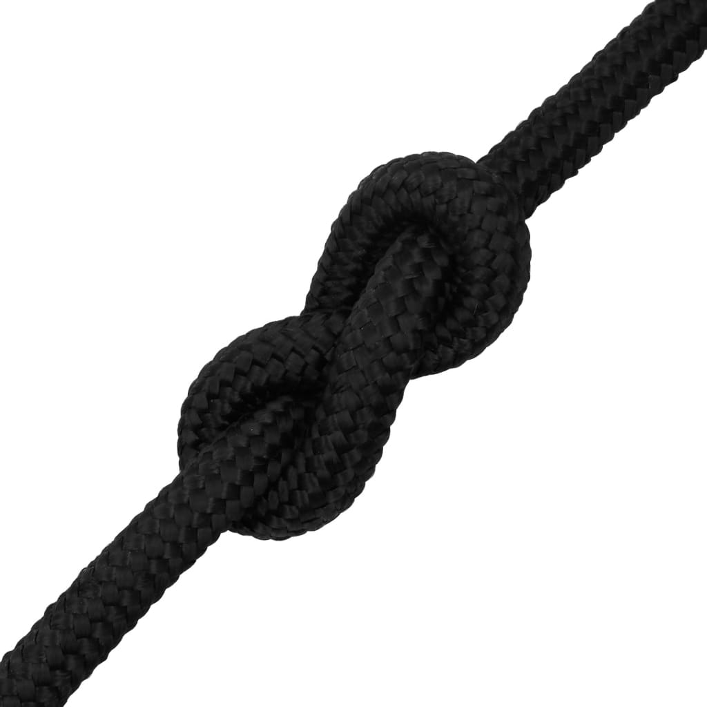 Brodski konop tamnocrni 20 mm 100 m od polipropilena