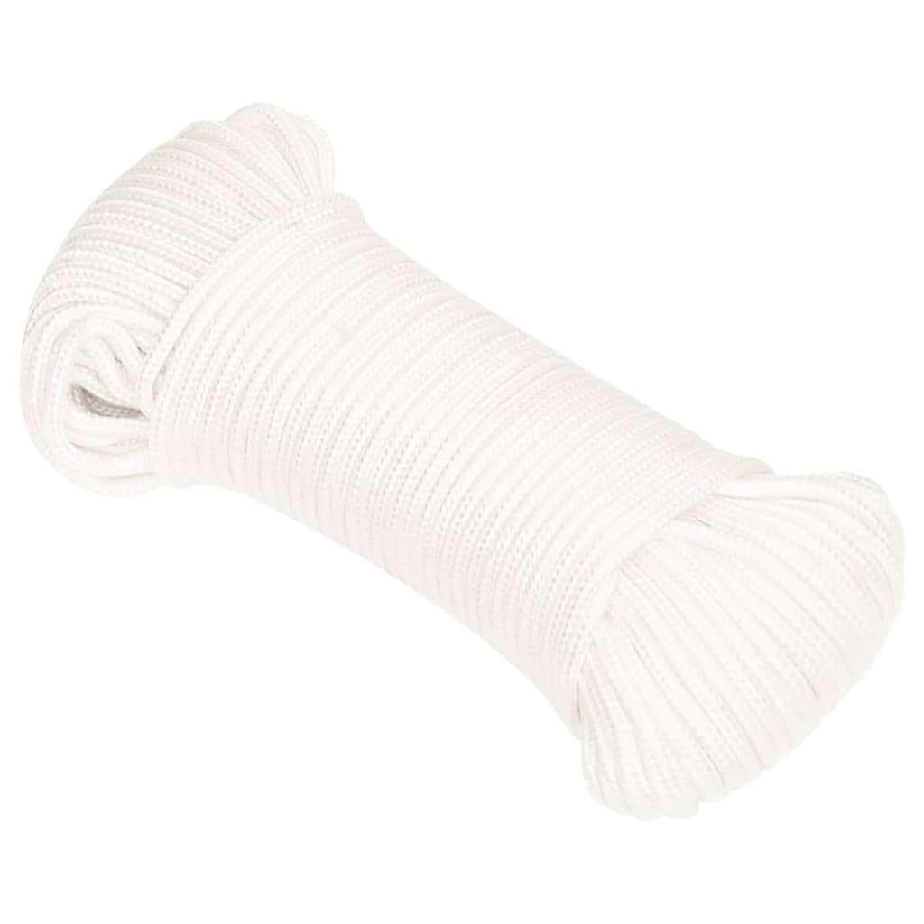 Brodski konop svjetlobijeli 4 mm 500 m od polipropilena