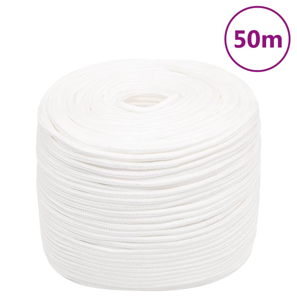 Brodski konop svjetlobijeli 6 mm 50 m od polipropilena