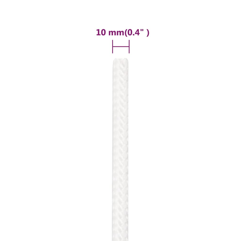 Brodski konop svjetlobijeli 10 mm 50 m od polipropilena