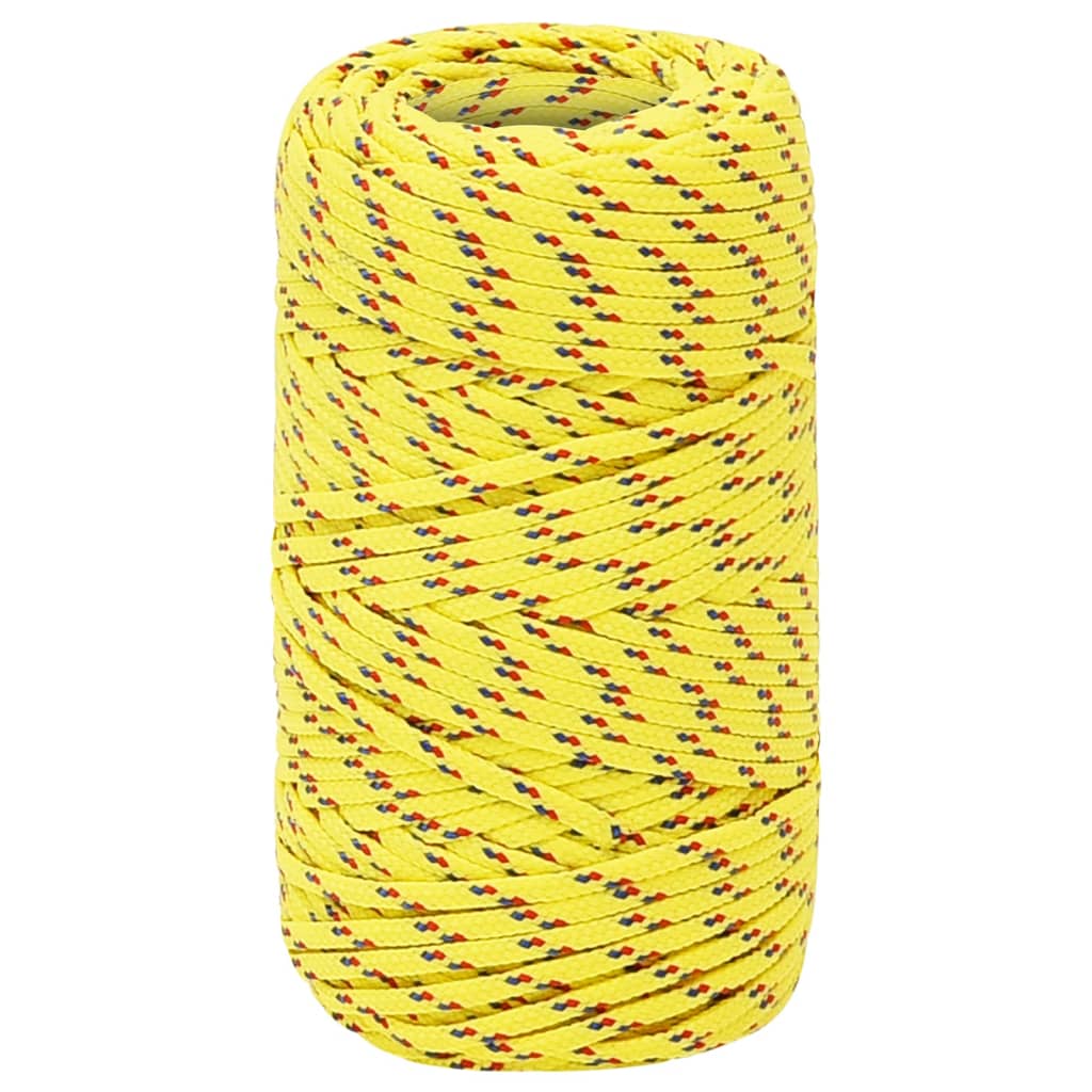 Brodski konop žuti 2 mm 25 m od polipropilena