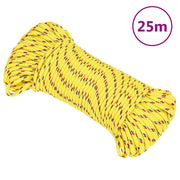 Brodski konop žuti 4 mm 25 m od polipropilena