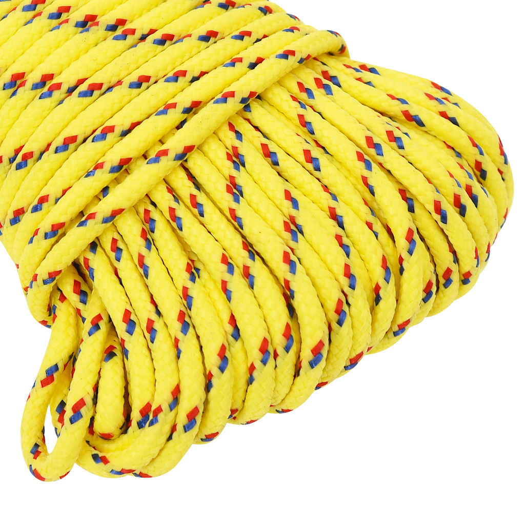 Brodski konop žuti 4 mm 25 m od polipropilena