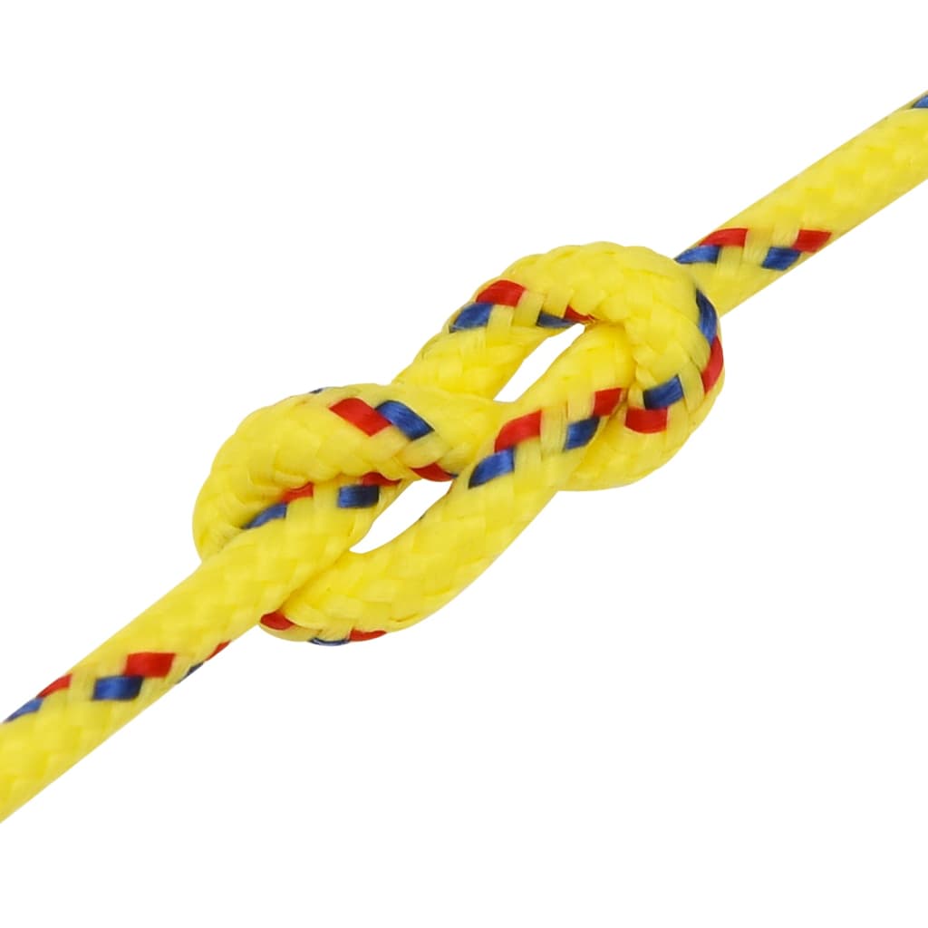Brodski konop žuti 4 mm 50 m od polipropilena