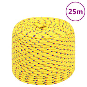 Brodski konop žuti 10 mm 25 m od polipropilena