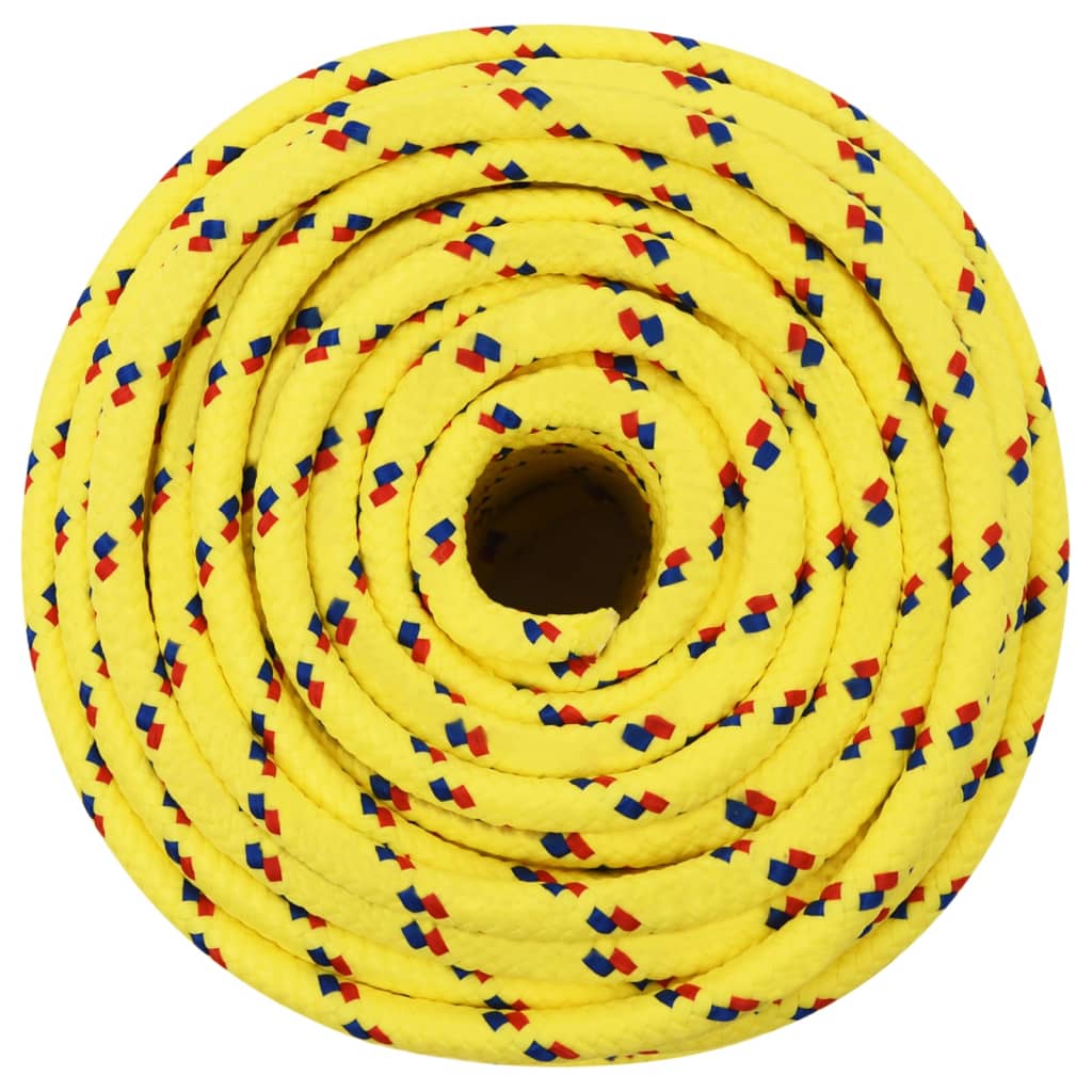 Brodski konop žuti 12 mm 100 m od polipropilena