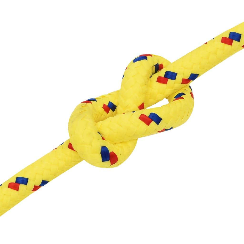 Brodski konop žuti 12 mm 100 m od polipropilena