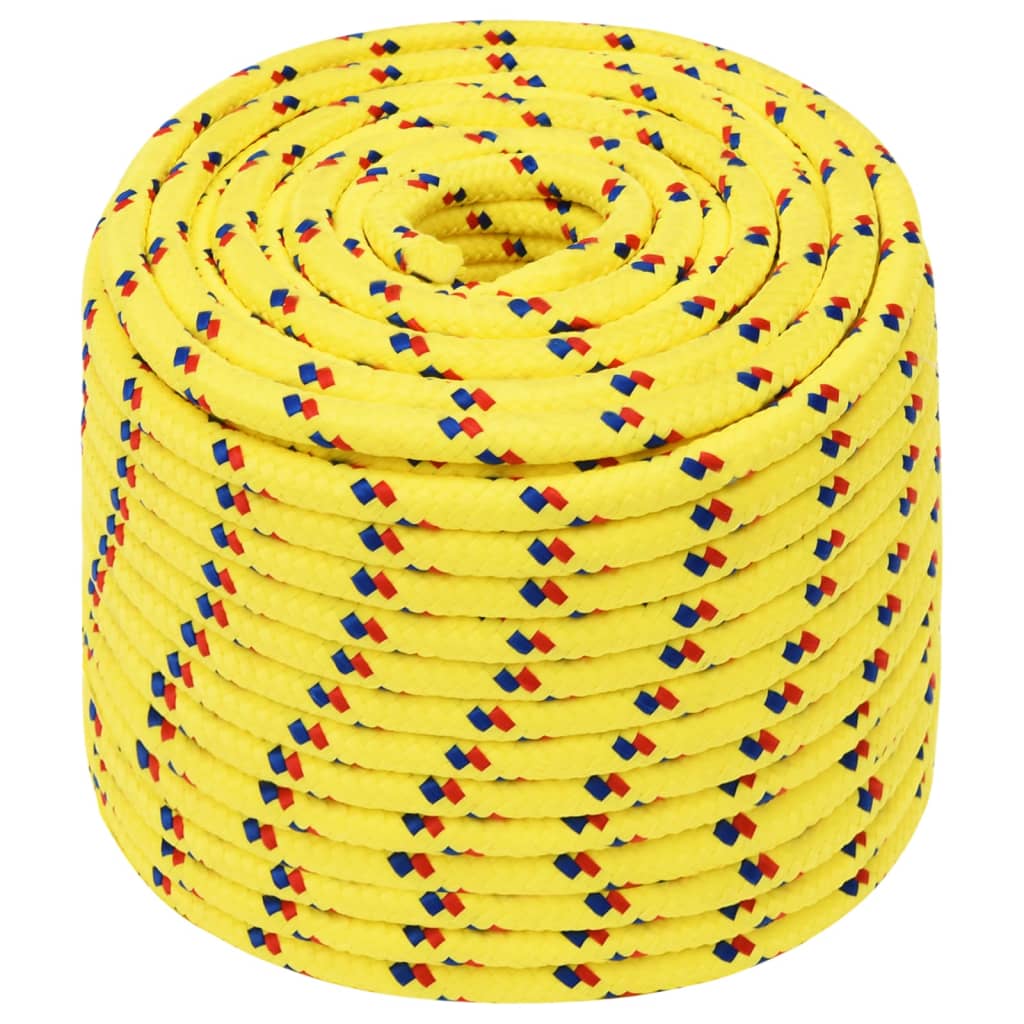 Brodski konop žuti 12 mm 250 m od polipropilena