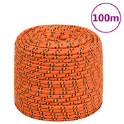 Brodski konop narančasti 10 mm 100 m od polipropilena