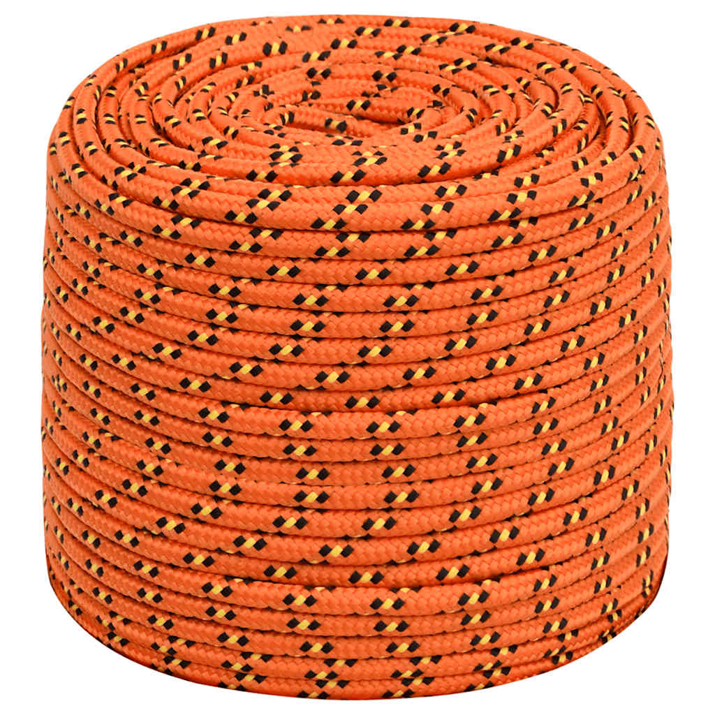 Brodski konop narančasti 10 mm 100 m od polipropilena