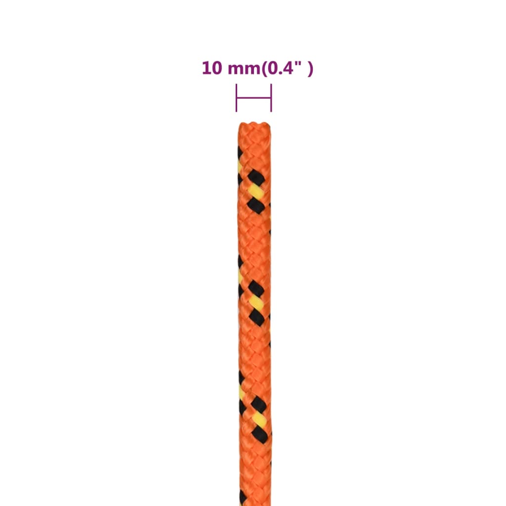 Brodski konop narančasto 10 mm 250 m od polipropilena