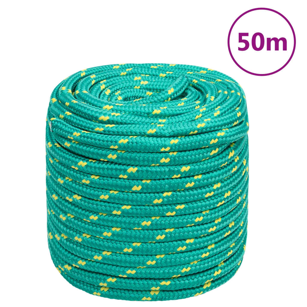 Brodski konop zeleni 16 mm 50 m od polipropilena