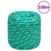 Brodski konop zeleni 18 mm 100 m od polipropilena