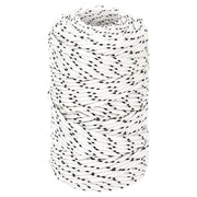 Pleteni brodski konop bijeli 2 mm x 100 m poliesterski