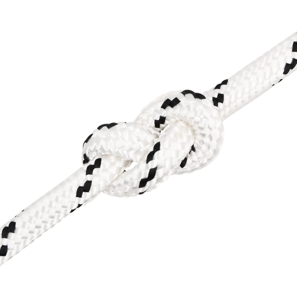Radno uže bijeli 20 mm 25 m poliestersko