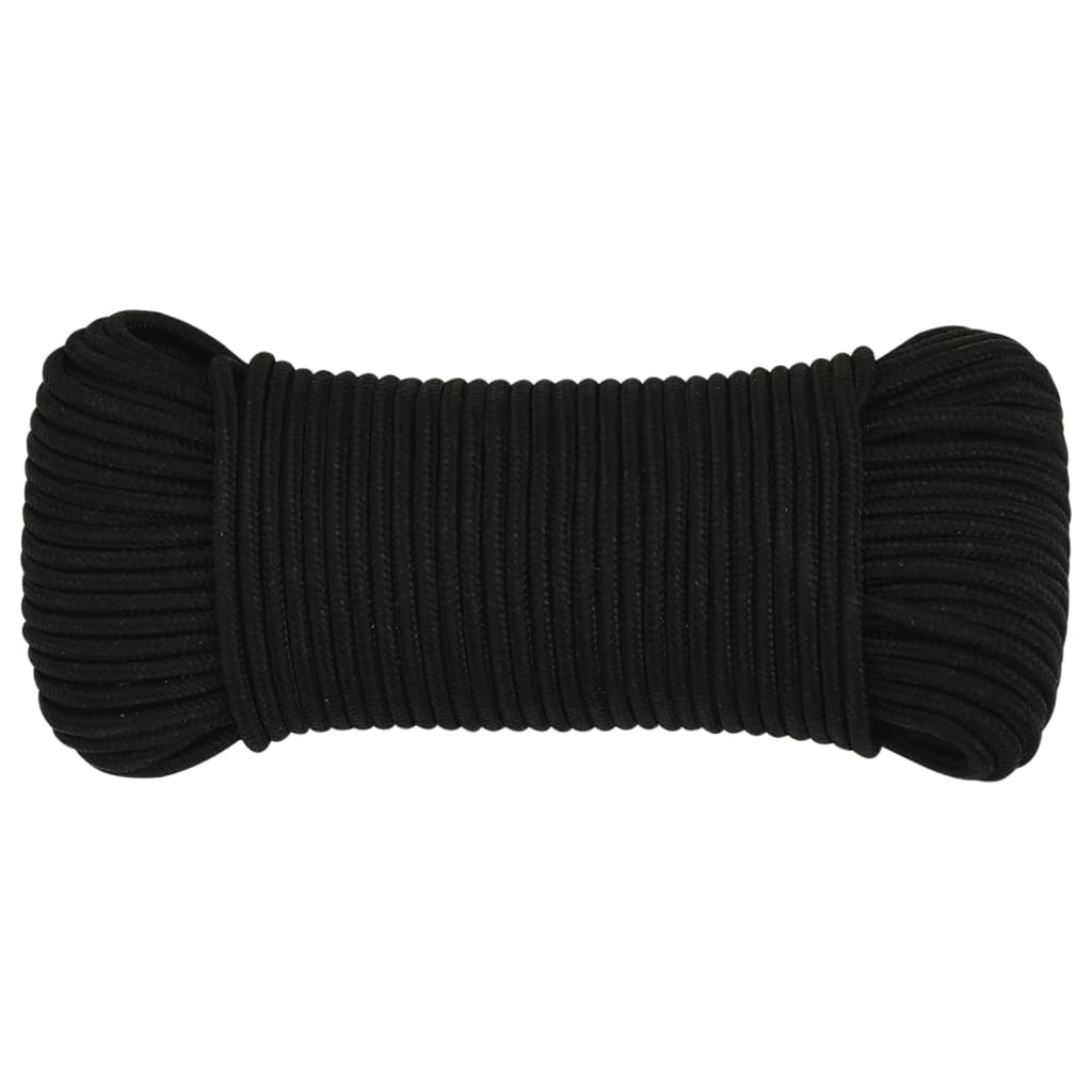 Radno uže crno 5 mm 500 m poliestersko