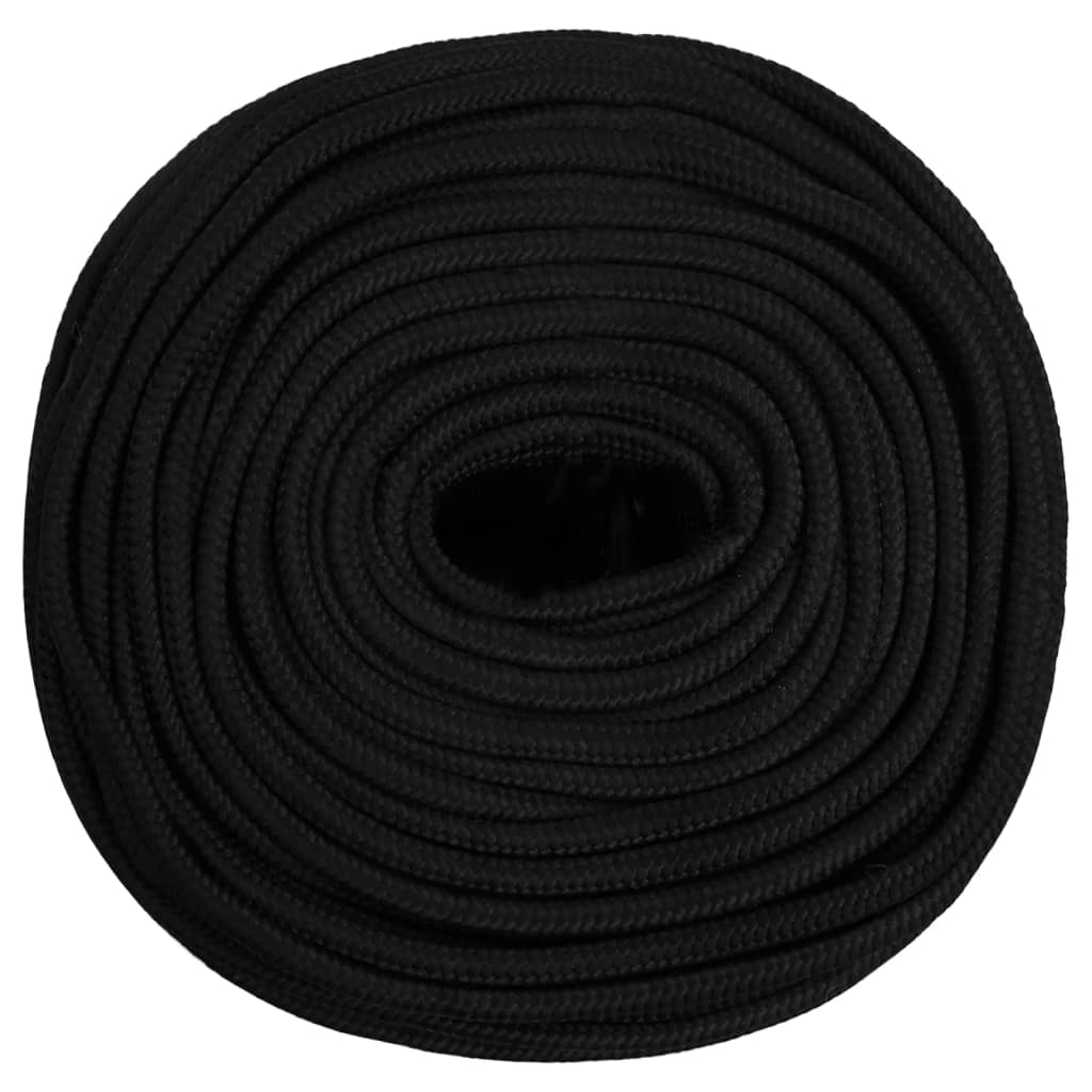 Radno uže crno 10 mm 250 m poliestersko