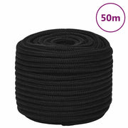 Radno uže crno 14 mm 50 m poliestersko