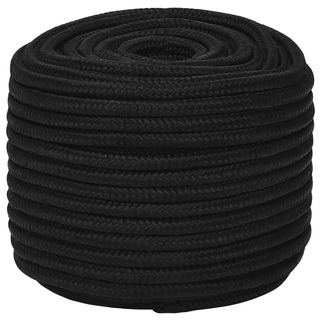 Radno uže crno 14 mm 50 m poliestersko
