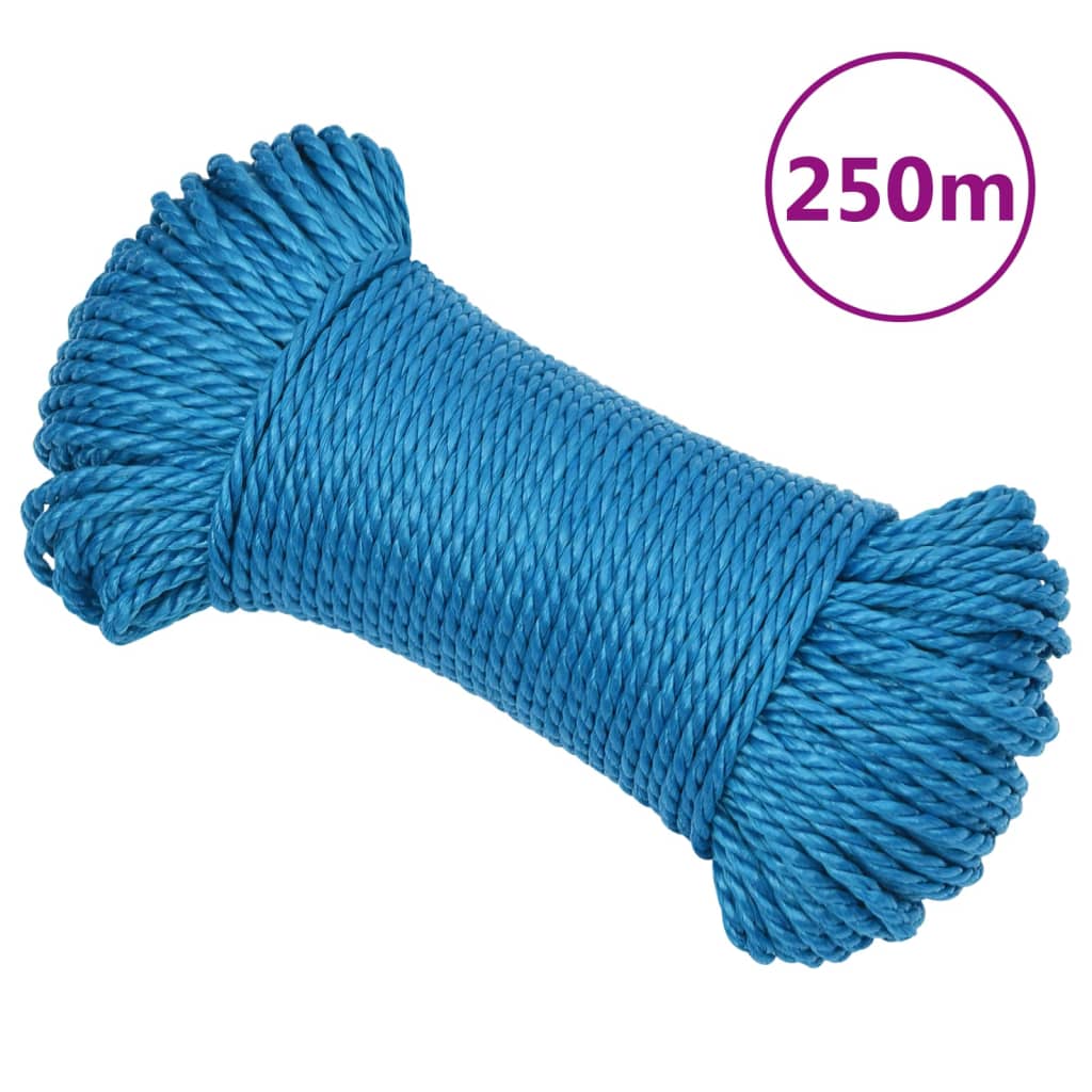 Radno uže plavi 3 mm 250 m od polipropilena