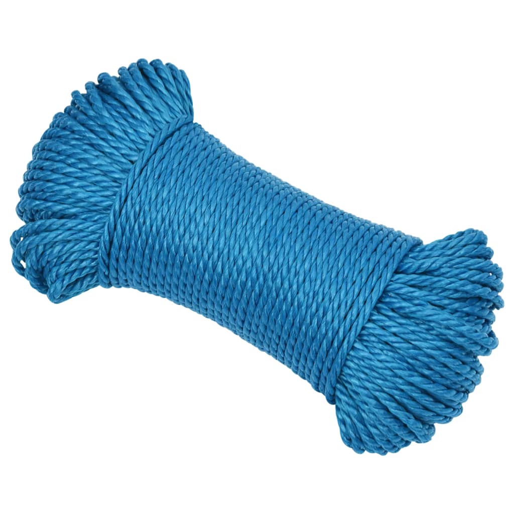 Radno uže plavo 8 mm 50 m od polipropilena