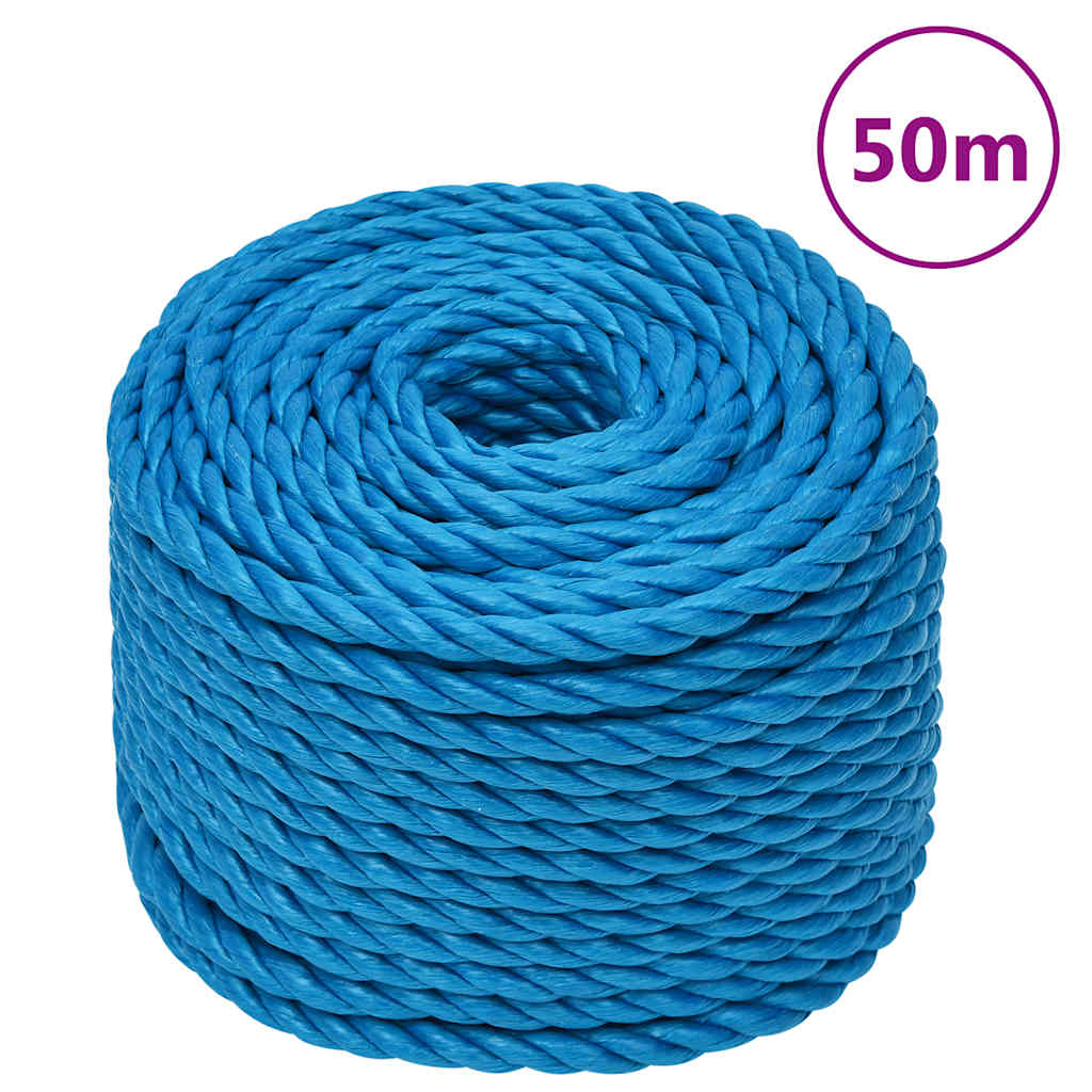 Radno uže plavo 10 mm 50 m od polipropilena