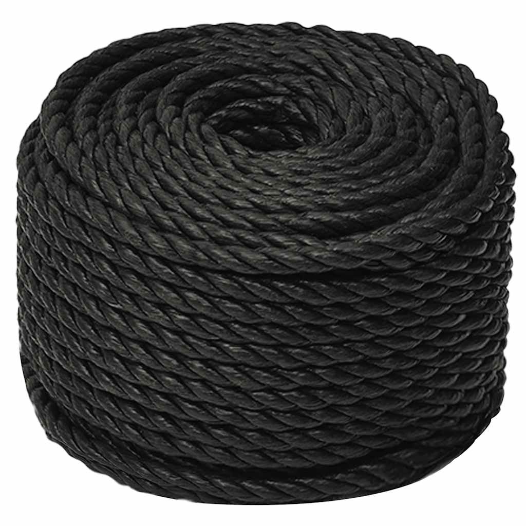 Radno uže crno 10 mm 500 m od polipropilena