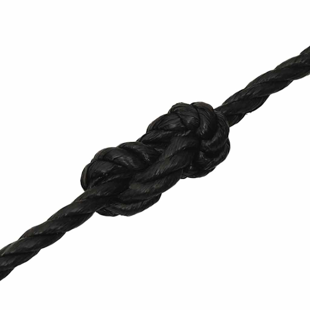 Radno uže crno 10 mm 500 m od polipropilena