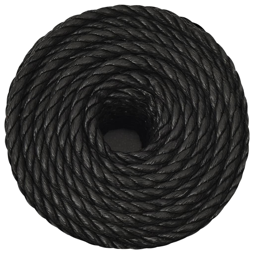 Radno uže crni 12 mm 25 m od polipropilena