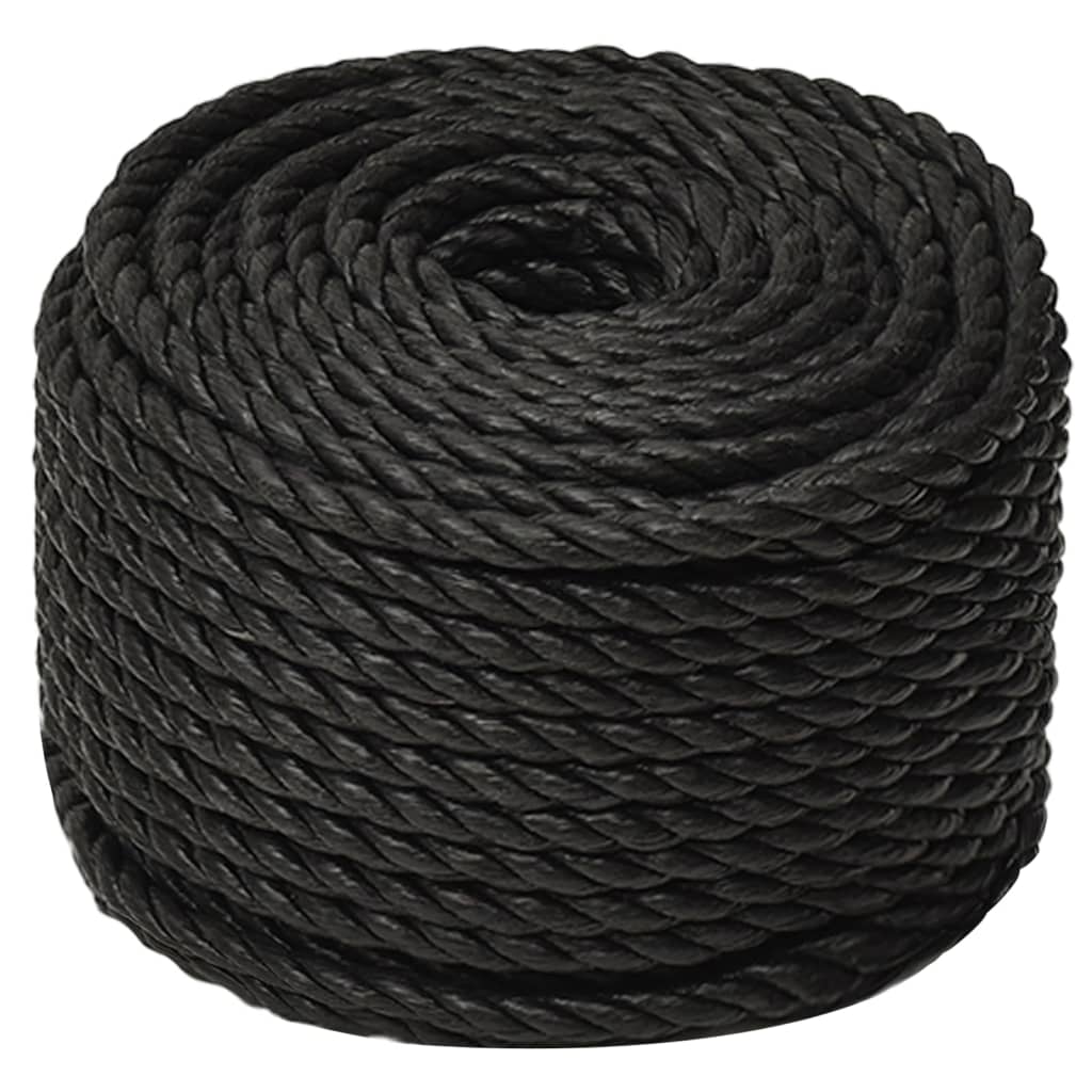 Radno uže crno 20 mm 100 m od polipropilena