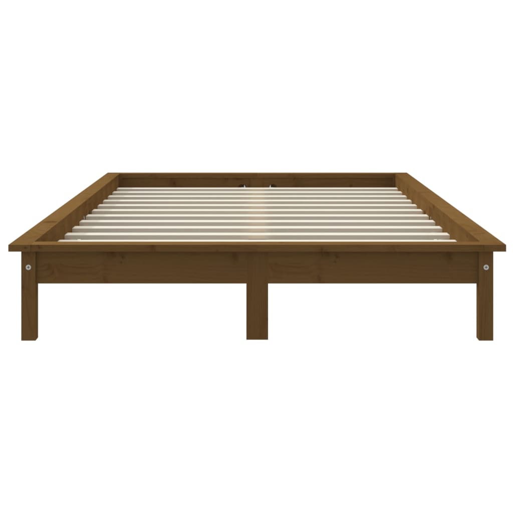 Okvir za krevet od borovine boja meda 135x190 cm bračni