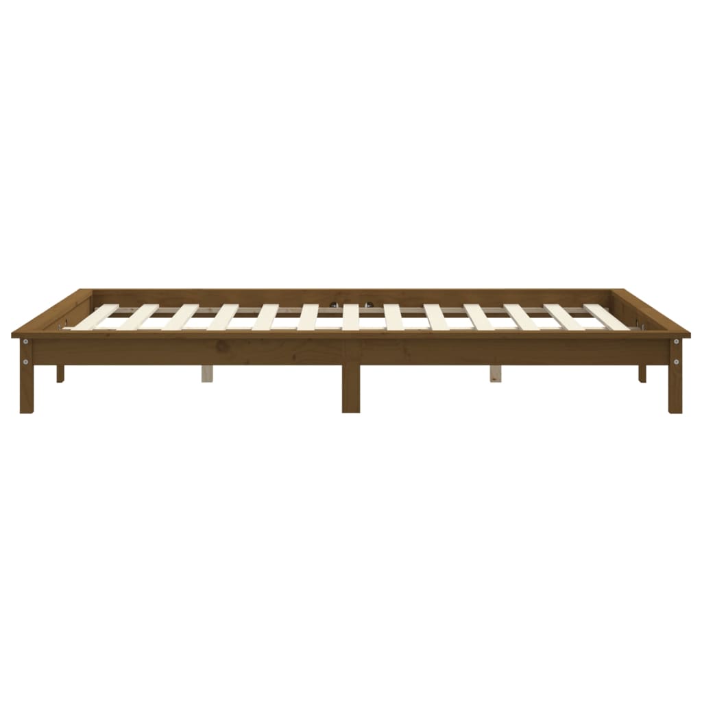 Okvir za krevet od borovine boja meda 135x190 cm bračni