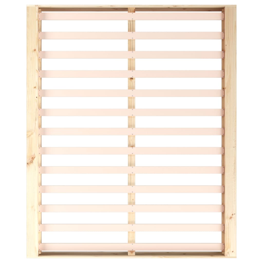 Okvir za krevet 200 x 200 cm od masivnog drva