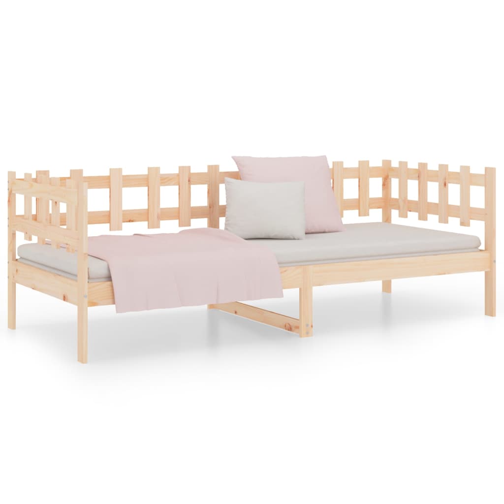 Dnevni krevet bez madraca 90 x 200 cm od masivne borovine