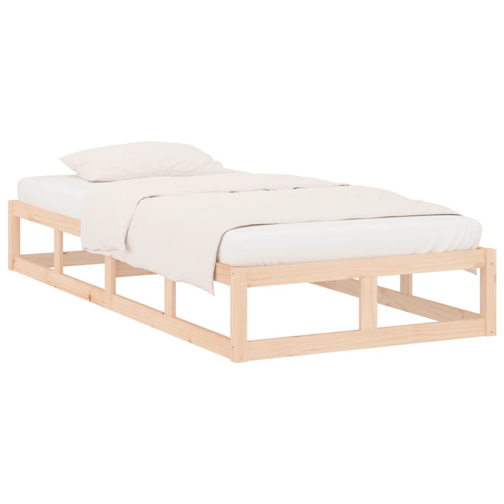 Okvir za krevet 100 x 200 cm od masivne borovine