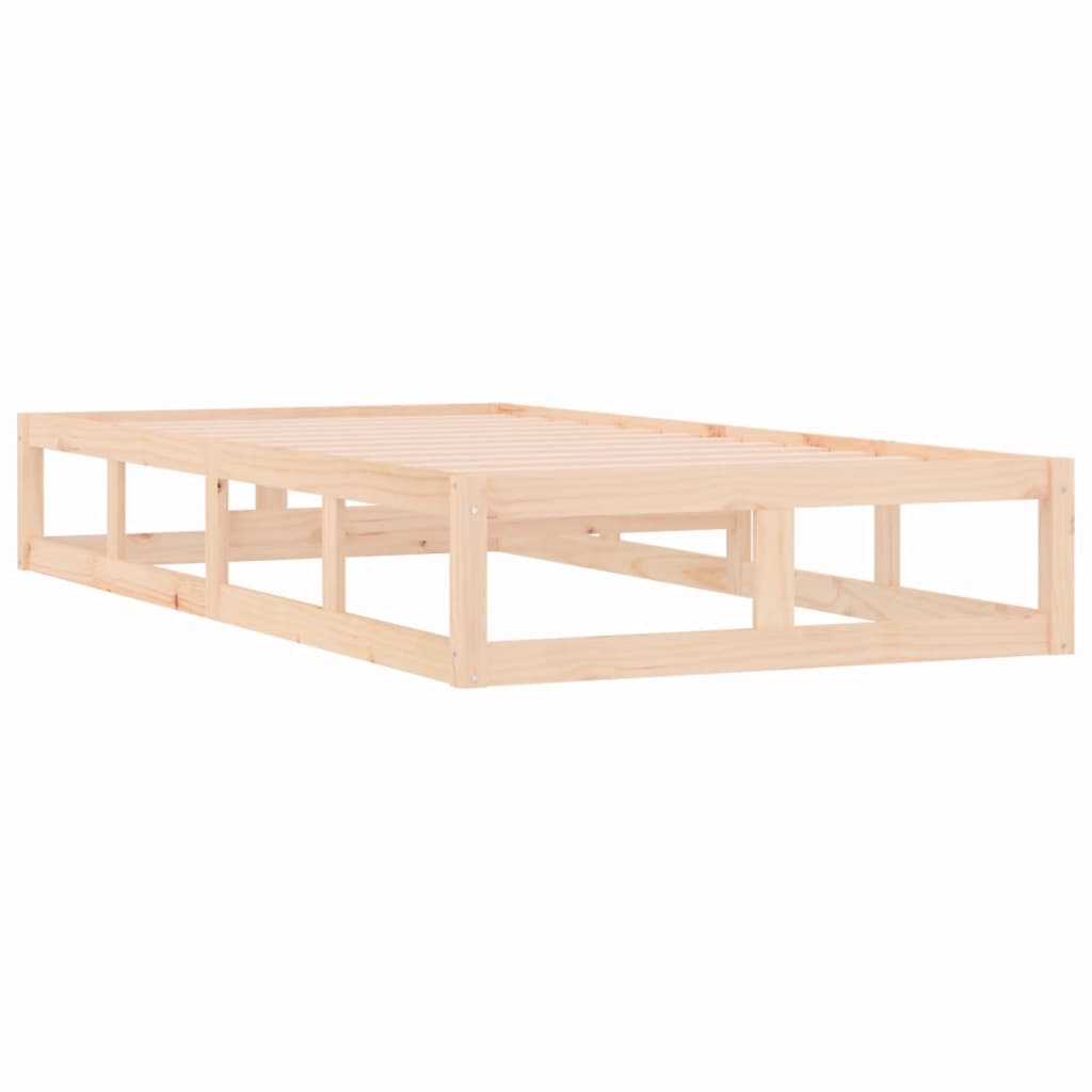 Okvir za krevet od masivnog drva 75 x 190 cm mali
