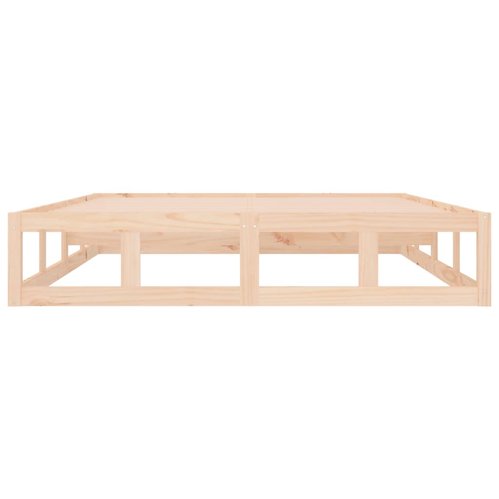 Okvir za krevet 140x190 cm od masivnog drva