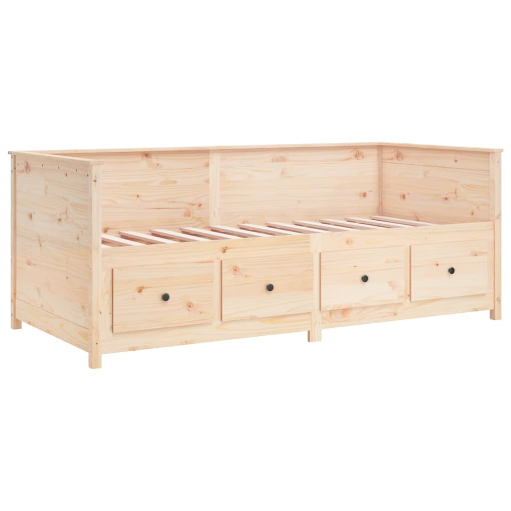 Dnevni krevet bez madraca 80 x 200 cm od masivne borovine